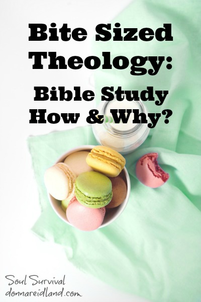 Bite Sized Theology: Bible Study - How & Why? - Today we're going to talk about Bible study: why it is important, some important principles about Bible study, and how to get started?