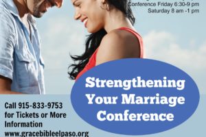 Upcoming Marriage Conference