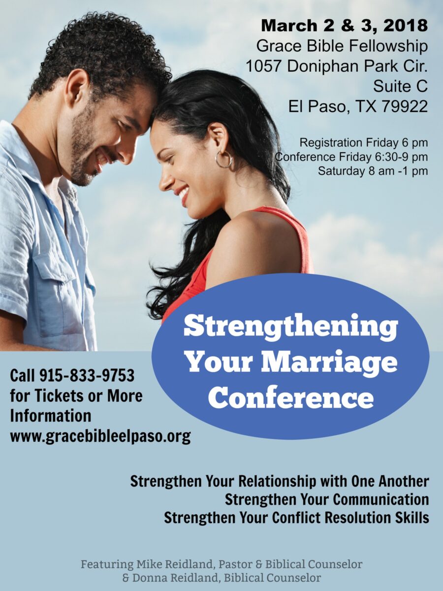 Upcoming Marriage Conference