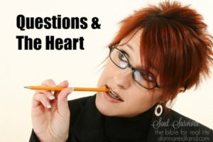 Questions & The Heart | Questions. They can be rhetorical or direct. They can be hard-hitting or frivolous. Jesus used questions to get to the heart with those He encountered. In counseling, we say, "Accusations harden the heart, but questions prick the conscience." Questions can help us study the Scriptures as we ask the who, what, when, where, why, and how of a passage. Questions can help us examine our own hearts and evaluate how we're doing in our walks with God and our relationships with others. #selfexamination #theheart #faith