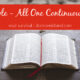 “The Bible – All One Continuous Story” December 30