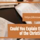 “Could You Explain the Basics of the Christian Faith?” June 24