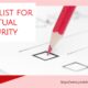 “A Checklist for Spiritual Maturity” October 12