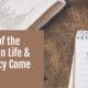 “Basics of the Christian Life” November 2