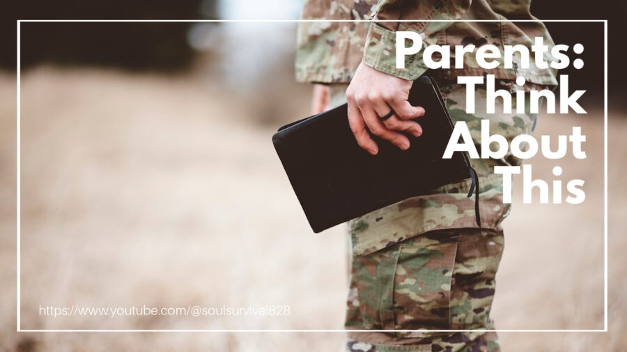Soldier in uniform with a bible in his hand